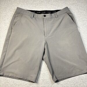 Travis Mathew Shorts Mens 36 Gray Golf Performance Stretch Casual Beach Chino